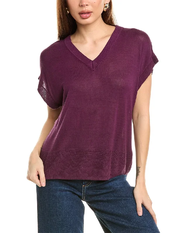 Vince Camuto Dropped-Shoulder Top